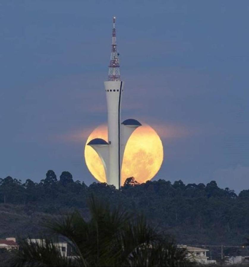 Flat No Life Com Espetacular Vista Do Lago Brasilia Exterior photo